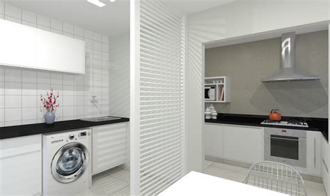 Divisória Para Lavanderia De Apartamento - Divisoria De Ambiente Cozinha E Lavanderia - Construção e Remodelações