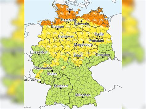 Wetter in Deutschland DWD warnt eindringlich vor Sturmböen Vor allem