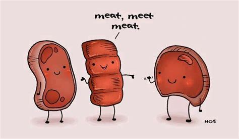 Meat Meet Meat - Funny Pictures to Share