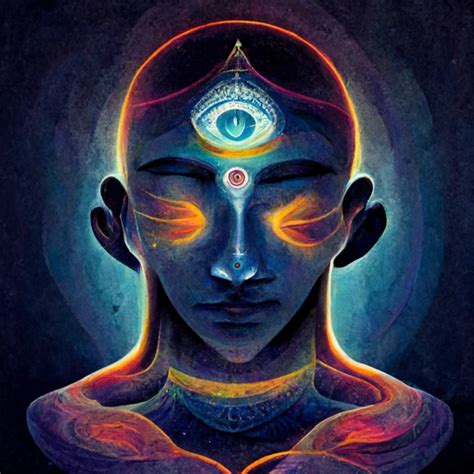 Third Eye Opening Meditation Very Detailed Midjourney