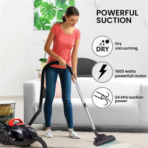 Agaro Icon Bagless Vacuum Cleaner 1600watts Cyclonic Suction System With Suction Controller