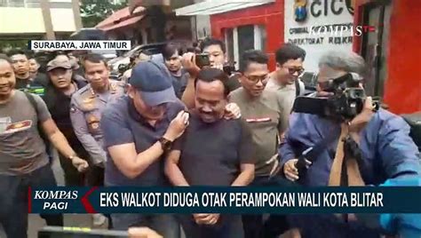 Diduga Jadi Otak Perampokan Rumah Dinas Walkot Blitar Eks Walkot