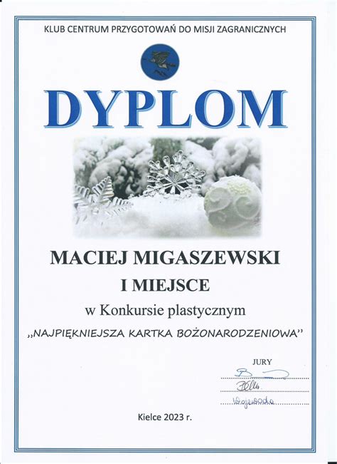 Konkurs plastyczny Najpiękniejsza kartka bożonarodzeniowa Szkoła