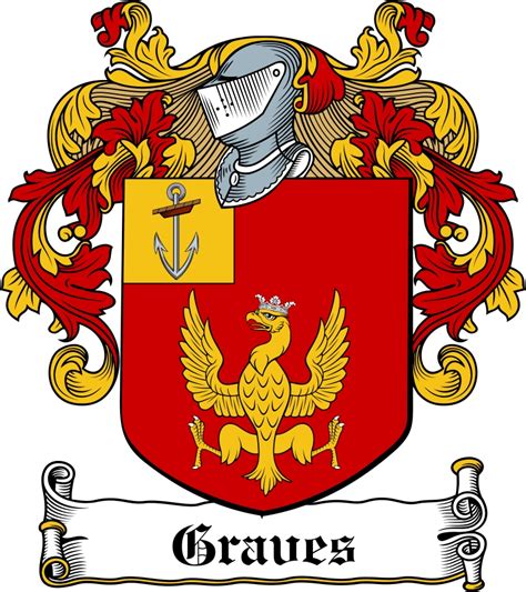 Graves Family Crest / Irish Coat of Arms Image Download - Tradebit