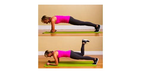 Elbow Plank Donkey Kick Butt Exercises That Arent Squats Popsugar