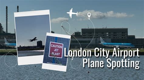 Plane Spotting Area At London City Airport Youtube