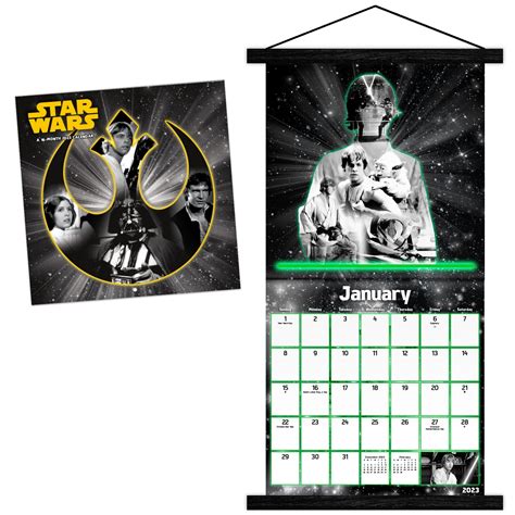 Trends International Star Wars Saga Wall Calendar Magnetic