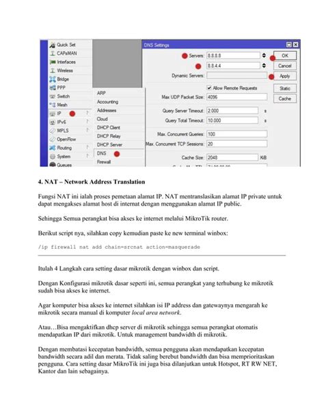 Setting Dasar Mikrotik Pdf