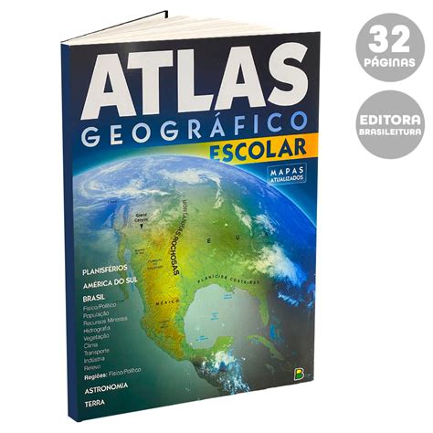 Livro Atlas Geogr Fico Escolar Brasileitura