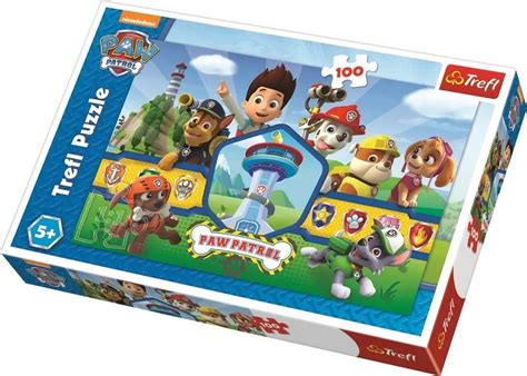 Puzzle PSI PATROL Paw dla dzieci 100 elementów 12709687027 Allegro pl