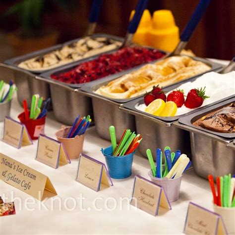 Reception Gelato Bar