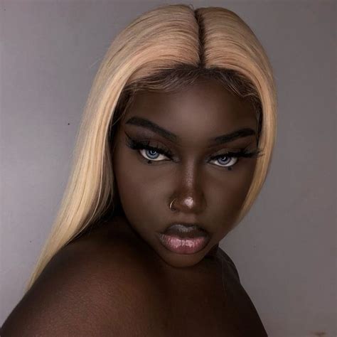 Ça Faisait Longtemps Le Blond Wig From Aligracehair 1 Dark Skin