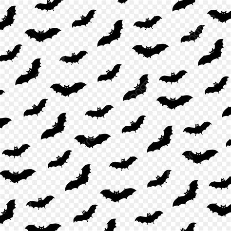 Batting Silhouette Vector Png Pattern Bat Pattern Bat Halloween Png