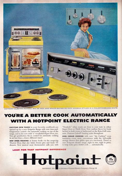 Hotpoint Electric Range Hotpoint Vintage Appliances Retro Advertising