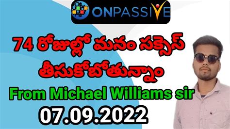 Onpassive Today Latest Updates From Michael Williams Onpassive