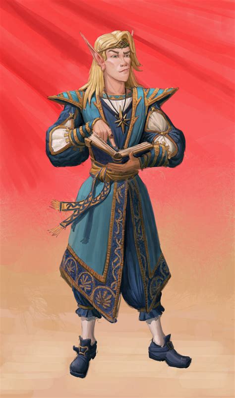 High Elf Priest By Vladvoronchiukov On Deviantart