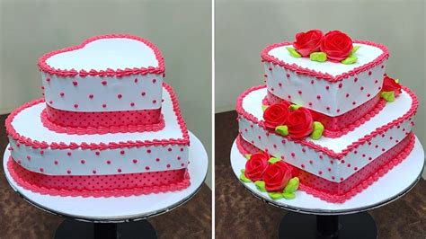 Heart Shape Step Cake Engagement Step Cake Engagement Cake Design