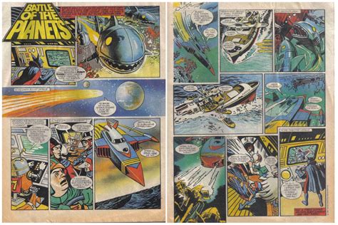 Keith Watson Battle Of The Planets” Art For Tv Comic Included In This