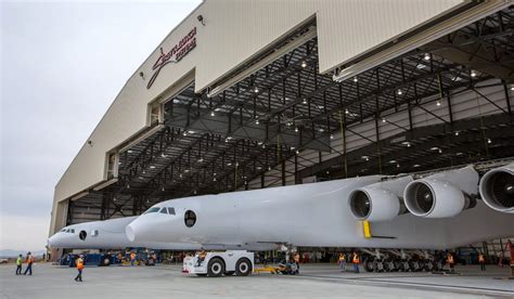 Enormous Stratolaunch aircraft rolled out for first time | KMTR