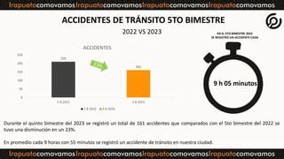 accidentes de tránsito 5TO BIMESTRE 2023 pdf