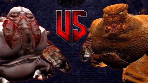 Mancubus Vs Fatso Retro Mancubus DOOM 3 Monster Infighting RETRO