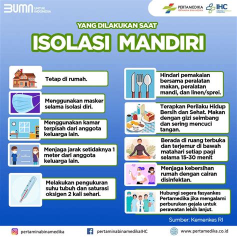 Yang Harus Dilakukan Saat Isolasi Mandiri