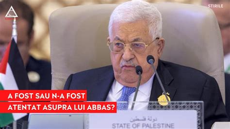 ATENȚIE Posibil atentat la adresa lui Mahmoud Abbas șeful Autorității