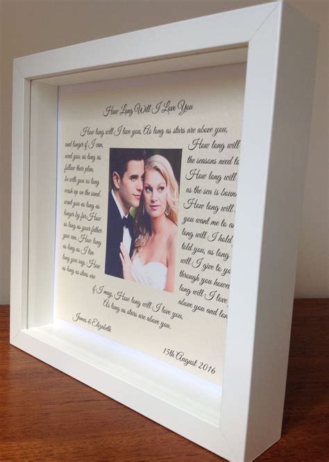 Handmade First Dance Lyric Frame Your Song Photo