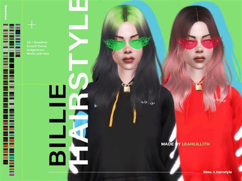 Sims 4 Billie Eilish Hair