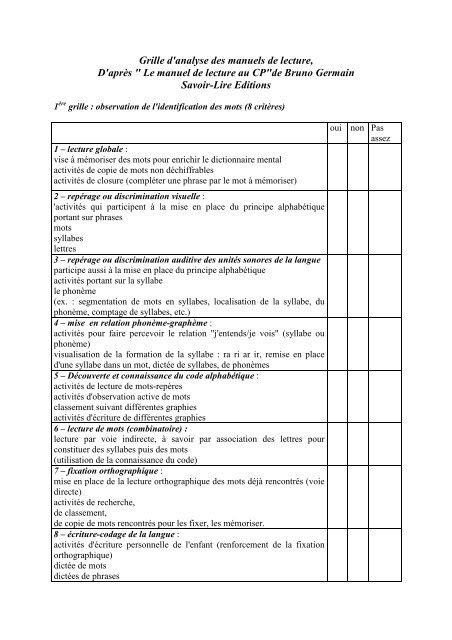 Audaz La Forma Ennegrecer Grille Analyse Manuel Fle Triplicar Esplendor