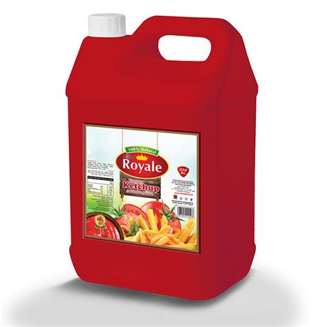 Ketchup Gallon Tomato 5kg Delta Food Industries Fzc