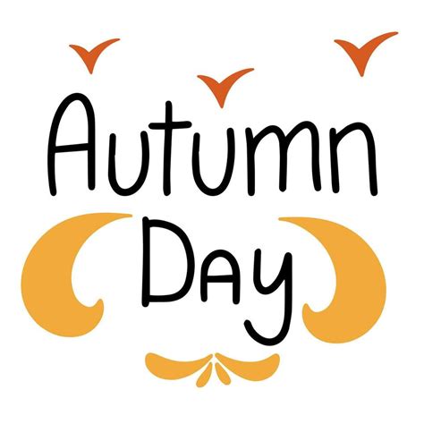 Autumn Day Handwriting Autumn Short Phrase Calligraphy Fall Quotes