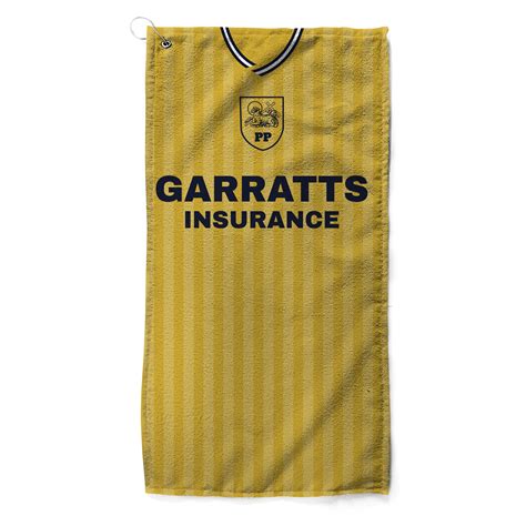 Preston North End 1989 Away Golf Towel The Terrace Store