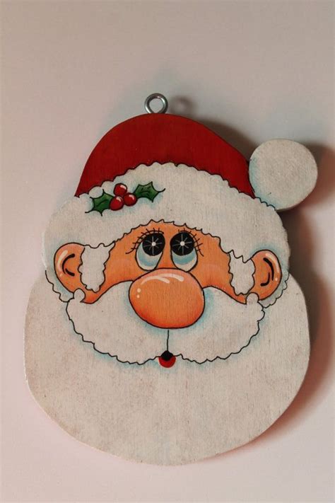 Image Result For How To Paint A Easy Santa Face On Decor Christmas