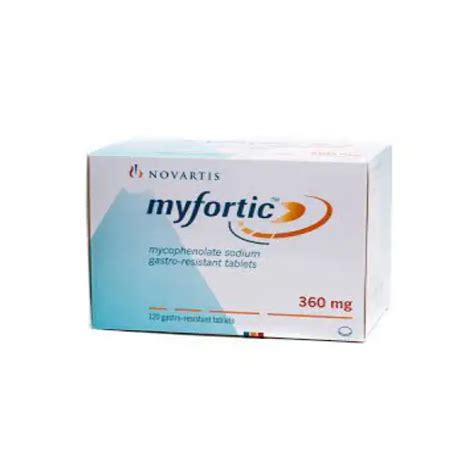 Myfortic 360 mg 120 tab مايفورتك اقراص لتثبيط جهاز المناعة