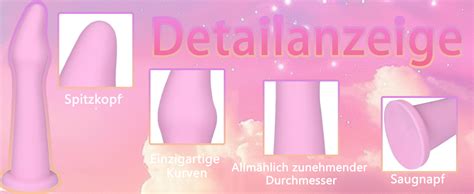Jixaxe Cm Riesige Analplug Extra Lang Buttplug Weiches Silikon Dildo Mit Saugnapf Rosa Dildos