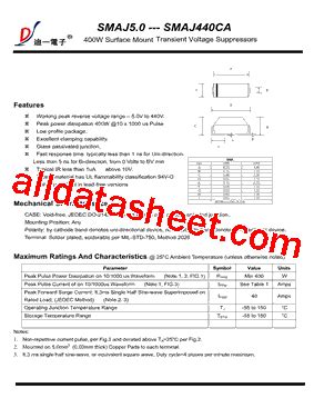 Smaj A Datasheet Pdf Diyi Electronic Technology Co Ltd