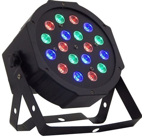 Mini Canhão de Luz RGB 18 Leds Dmx Shop Canhão de Luz Canhão de