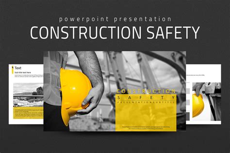 Construction Safety Ppt Creative Powerpoint Templates Creative Market