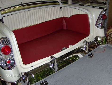 56 Chevy Trunk Done In Red The Trunk