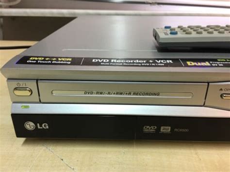 Lg Rc Dvd Grabador Vhs Video Grabador Incl Fb Del Comerciante Ebay