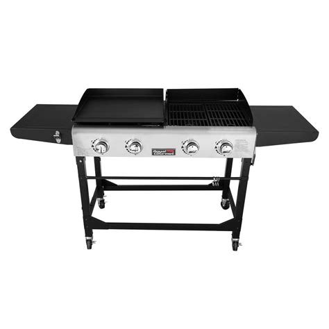 Royal Gourmet 4 Burners Portable Propane Gas Grill And Griddle Combo