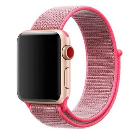 Apple Watch 42mm Nylon Armband Hot Pink Elgiganten Elgiganten