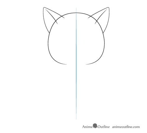 Find out how to Draw an Anime Cat Step by Step - Artshow24