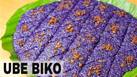 How To Make Ube Biko Ube Biko Recipe YouTube