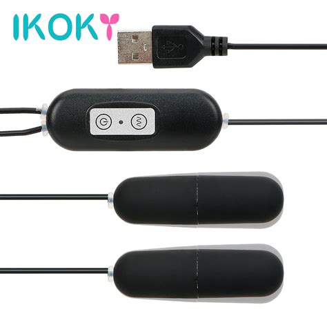 Buy Ikoky Sex Toys For Women Usb Vibrator Double Vibrating Egg Bullet Vibrator