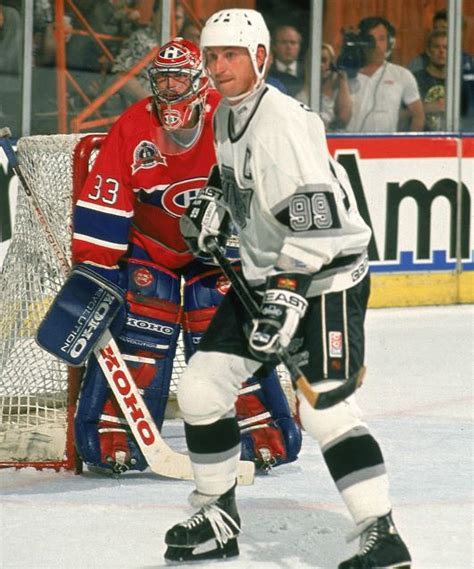 Patrick Roy and Wayne Gretzky, 1993 Stanley Cup Final | Hockey goalie ...