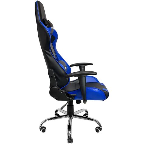 Cadeira Gamer Mx Girat Ria Preto Azul Mymax Do Brasil