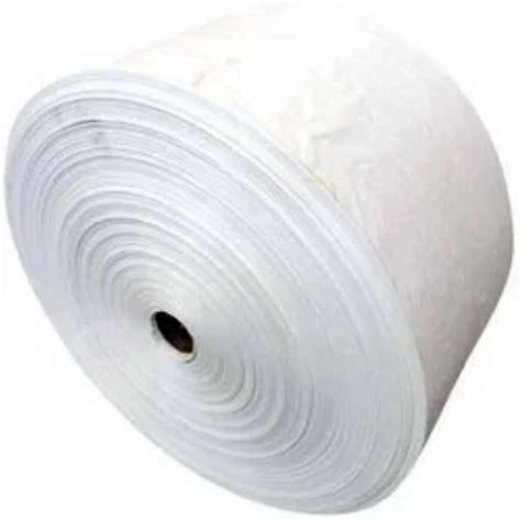 Polyester Coated White HDPE Laminated Fabric For Mattress Plain At Rs