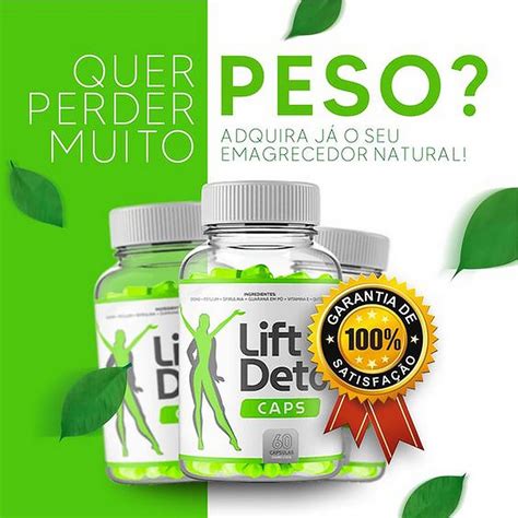 LIFT DETOX CAPS 60 CÁPSULAS Armazém Santa Helena Grãos Cereais e